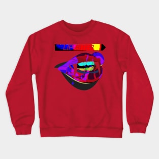 Lip Biter Crewneck Sweatshirt